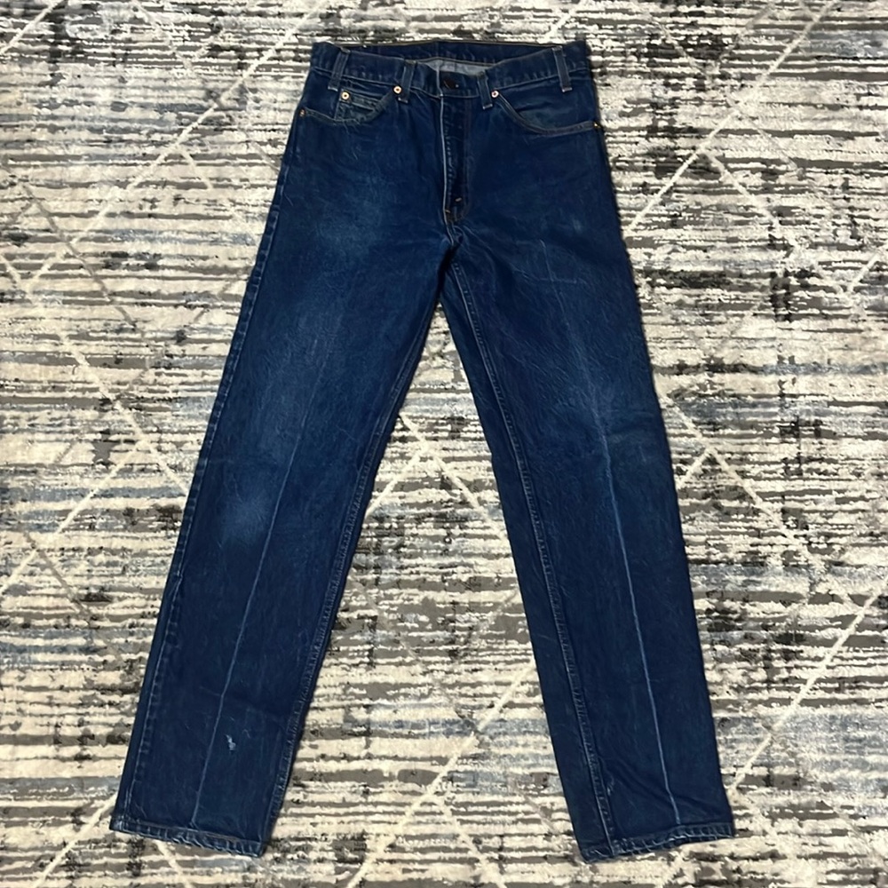 Vintage 80s Men’s Levi Orange Tab 505 Jeans Size 32x32